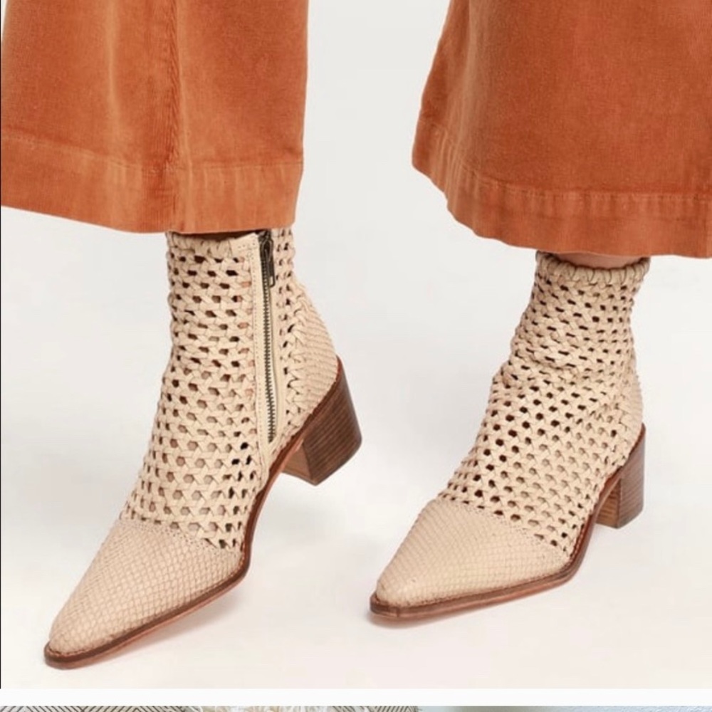 Free People In the Loop woven bootie